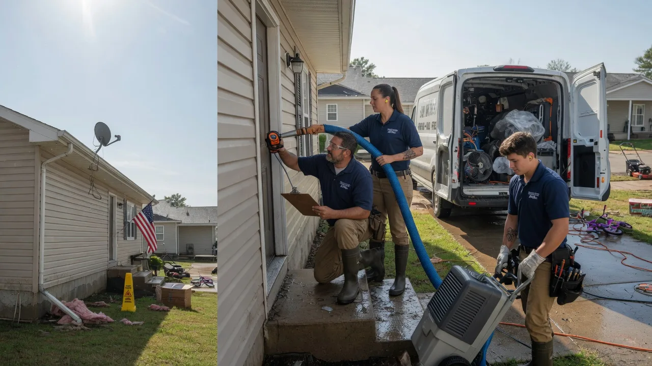Ceiling Water Damage Restoration in Moriarty, NM near me